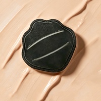 Éponge de maquillage JLY OEM en forme de coquille, écologique, lavable, super douce, non absorbante