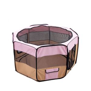 Corral Plegable Portátil para Mascotas, Interior y Exterior, con Malla Antiarañazos, Tela Oxford Removible y Resistente - Product Image 3