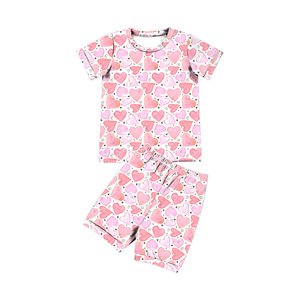 TZ-336-HXL Vêtements pour bébés, vêtements pour filles d'été 2021, ensembles de vêtements mignons pour enfants, t-shirt et pantalon, ensembles de vêtements 2 pièces pour enfants - Product Image 3