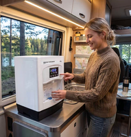 Machine à eau potable électrique écologique pour la maison et l'extérieur, 16L/jour, portable, filtration 5 étapes, pour hôtel et camping-car