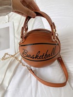 Sac de sport vintage personnalisé pour femme, nouveau style hiver, bandoulière portable pour basketball et football