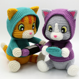 Muñecas <span class=keywords><strong>Amigurumi</strong></span> <span class=keywords><strong>de</strong></span> Princesa Hechas a Mano, Lindos Juguetes <span class=keywords><strong>de</strong></span> Peluche, Animales <span class=keywords><strong>de</strong></span> Peluche Suaves, Coleccionables para Niñas, Bebés, <span class=keywords><strong>de</strong></span> Tela <span class=keywords><strong>de</strong></span> Algodón - Product Image 6