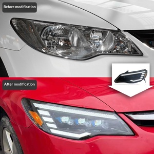 Headlight Assembly 2006-2015 for Honda civic FD2 OLIVER Fitment 12V Modified LED Projector Lenses Daytime <b>Running</b> <b>Lights</b> - Product Image 3