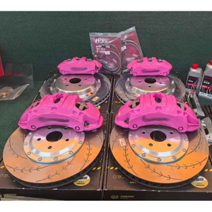 Kit d'étriers de frein en alliage d'aluminium de haute qualité pour <span class=keywords><strong>Brembo</strong></span> 19Z 6p avant 4p arrière avec disques ventilés en acier pour Toyota Highlander - Product Image 3