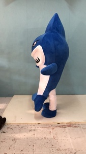 Costume de mascotte de <span class=keywords><strong>requin</strong></span> <span class=keywords><strong>bleu</strong></span> pour adulte, mignon, pour spectacle promotionnel - Product Image 6