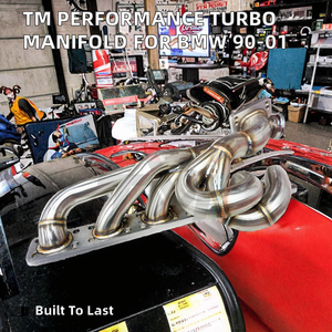 TM Performance Paslanmaz Çelik 3mm BM W Kalın Üstten Montajlı Evrensel Egzoz <span class=keywords><strong>Turbo</strong></span> Manifoldu BMW M50 M52 S50 S52 E36 E39 T3/T4 için - Product Image 2