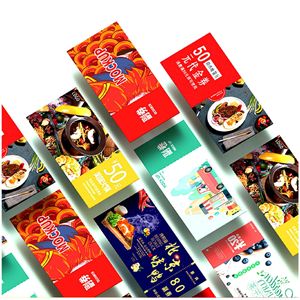 Personalización de Boletos, Papel Recubierto, Estampado en Caliente, Boletos de Admisión para Parques de Atracciones, Vales, Cupones, Invitaciones, Cartas, Conciertos - Product Image 5