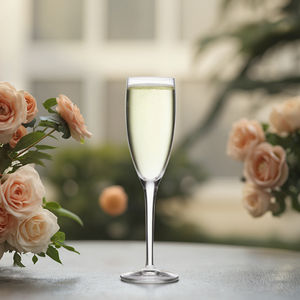 Vente en gros flûte à <span class=keywords><strong>champagne</strong></span> mince de luxe 6.75 oz <span class=keywords><strong>jetable</strong></span> en verre de cristal transparent avec logo personnalisé pour les bars - Product Image 3