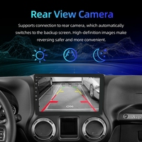 Autoradio Android Rhythm avec écran tactile IPS de 10 pouces, CarPlay sans fil, Android Auto avec GPS pour Jeep Wrangler JK 2007-2018