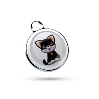 Traceur GPS Bluetooth double positionnement pour animaux de compagnie, collier anti-perte, suivi en temps réel, autonomie ultra-longue pour chats et chiens, compatible Apple