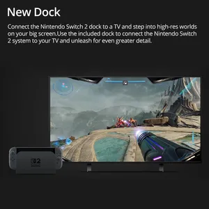 Máy chơi <span class=keywords><strong>game</strong></span> cầm tay NS2 Nin tendo <span class=keywords><strong>Switch</strong></span> <span class=keywords><strong>2</strong></span> mới nhất 2025, màn hình LCD 7.9 inch 1080P, thiết kế từ tính, NS2 Nintend Switch2 - Product Image 2