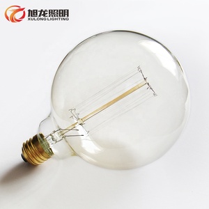 G125 <span class=keywords><strong>Globe</strong></span> cổ điển Edison đèn E27/B22 40W 60W bóng đèn sợi đốt đèn - Product Image 1