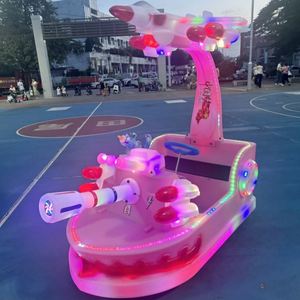 Coche de Choque Eléctrico Luminoso para Niños, Nuevo, Directo de Fábrica, Coche de Diversión para Exteriores, Juguete Montable para Adultos, con Control Remoto y Temporizador de Arranque - Product Image 4