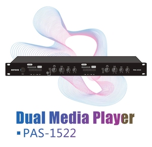 1U đa chức năng 2CH Dual <span class=keywords><strong>media</strong></span> player PAS-1522 Pre khuếch đại sử dụng cho địa chỉ công cộng hệ thống - Product Image 3