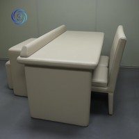 Ensemble complet anti-choc en mousse nano sur mesure résistant aux rayures pour table, chaise, lit et toilettes, idéal pour les salles de soins psychiatriques