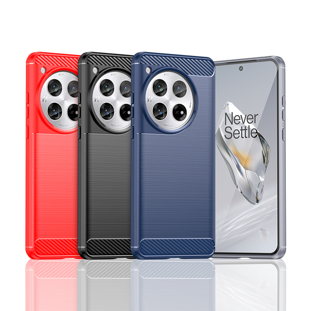 Jmax High Quality Brushed Carbon Fiber Soft TPU Shockproof Mobile Phone Case Cover for One Plus 5 6 7 8 9 10 11 12 R T Pro 5G