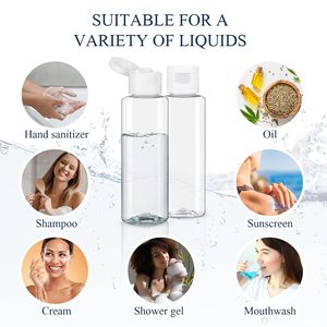 Cheap Lotion <b>Plastic</b> <b>Bottle</b> 15ML 20ML 25ML 30ML Transparent Flat Shoulder <b>Bottle</b> Empty Cosmetic <b>Bottle</b> for Skin and Hair - Product Image 3