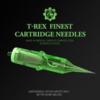 Cartouches d'aiguilles de tatouage TREX FINEST Green 20 pièces 0,35 mm 1RL 3RL 5RL 7RL 14RL RL Round Liner 5RM 7RM 9RM 15RM RM Curved Magnum