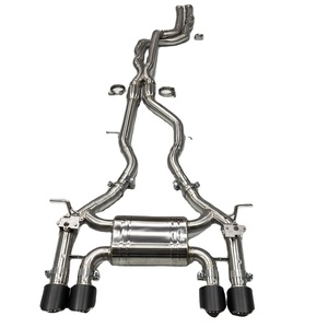 Valvetronic Exhaust Catback for BMW M3 M4 F80 F82 S55 3.0T 2015-2019 with Stainless Steel or Titanium Muffler for Custom Sound - Product Image 1