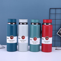 Bouteilles d'eau avec logo personnalisé Flacons à vide en acier inoxydable Thermos numérique 2025 Dernière bouteille intelligente Led sur couvercle
