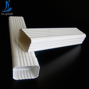 Système de drainage des eaux de pluie en <span class=keywords><strong>PVC</strong></span> de 5.2 pouces fabriqué à partir de matériaux écologiques Gouttières - Product Image 1