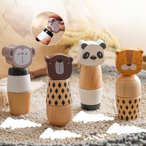 Juguete de Madera para el Desarrollo de la Motricidad Fina y la Cognición en Niños: Juego de Reconocimiento de Animales por Colores con Función de Atornillar - Product Image 1