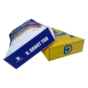 Sacs en plastique tissé PP personnalisés <span class=keywords><strong>de</strong></span> 40 <span class=keywords><strong>kg</strong></span>/50 <span class=keywords><strong>kg</strong></span>/25 <span class=keywords><strong>kg</strong></span>, sacs en ciment imperméables, sacs à valve pour le stockage <span class=keywords><strong>de</strong></span> produits chimiques - Product Image 1