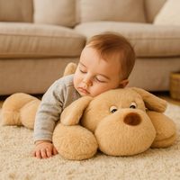 Peluche chien, jouet en peluche doux, cadeau d'anniversaire mignon, unisexe, fabriqué en Chine (20 pouces, 3,3 livres) pour bébés