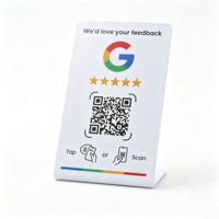 Support de table NFC en PVC |   Support de table en PVC personnalisé, porte-menu NFC pour restaurant, support d'affichage de menu NFC pour bar, code QR