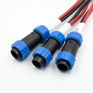 تجميعة كابلات توصيل دائرية مخصصة مقاومة للماء، سلك طاقة ثنائي الأطراف، مصنع OEM - Product Image 5