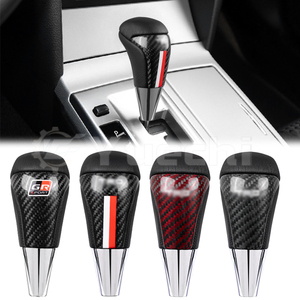 หัวเกียร์คาร์บอนไฟเบอร์สำหรับรถโตโยต้า GR Sport รุ่น JDM Racing อุปกรณ์ตกแต่งภายในรถยนต์ - Product Image 1