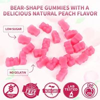 Complément de collagène Collagène marin Glutathion Injection Blanchiment de la peau Gummies de collagène à la saveur de fraise