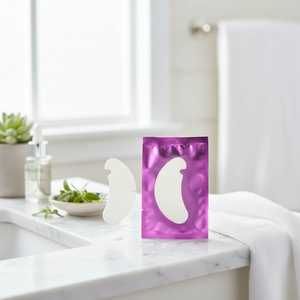 แผ่นมาส์กใต้ตาไฮโดรเจล JingDai 50 ชิ้น บรรจุภัณฑ์แยกชิ้น ช่วยเติมความชุ่มชื้น ด้วยคอลลาเจนและส่วนผสมจากสมุนไพร - Product Image 3