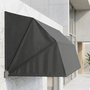 Tenda a baldacchino fissa <span class=keywords><strong>per</strong></span> vetrina, impermeabile, parasole a cupola semicircolare, stile francese, <span class=keywords><strong>per</strong></span> decorazione <span class=keywords><strong>esterna</strong></span> residenziale e commerciale - Product Image 1