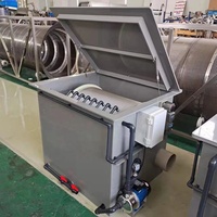 Filtre à tambour rotatif NATIN PP Shell NTR-30, débit de 30 m³/h, 220V/380V, pour bassins piscicoles et systèmes RAS (eau douce et eau de mer)