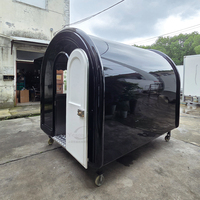 Remorque Food Truck Entièrement Équipée, Chariot à Café, Kiosque, Bar Mobile, Remorque Chauffe-Plats