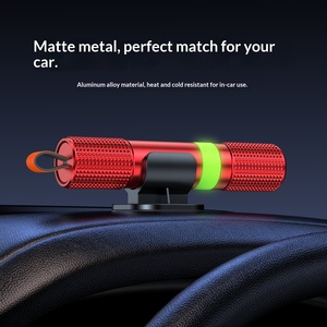 Marteau de sécurité pour voiture noctilucente, ceinture de sécurité de secours pour voiture, marteau de sécurité en alliage d'aluminium ABS, brise-vitre d'urgence - Product Image 2