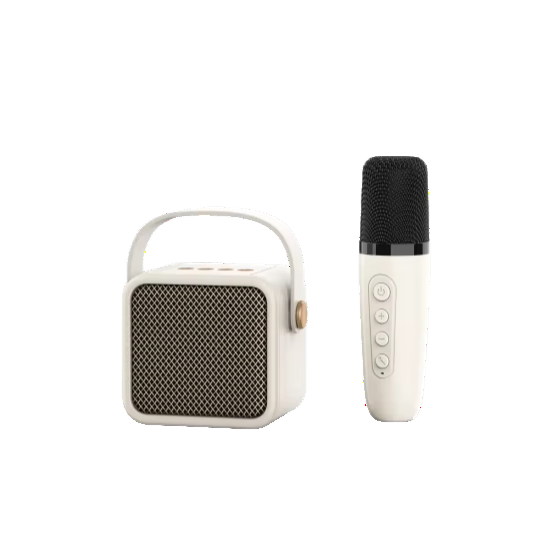 Compact Party Karaoke Bluetooth Loudspeaker Various Available Color Options Multiple Playback Ways For Indoor Daily Leisure