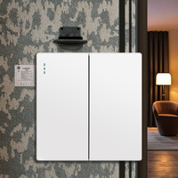 Prise murale USB à cinq trous 2025, panneau d'interrupteur 45A, installation encastrée pour climatisation (Max.) 6A 220V EU