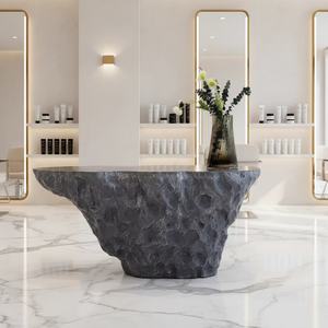 <span class=keywords><strong>Mesa</strong></span> <span class=keywords><strong>de</strong></span> Consola <span class=keywords><strong>de</strong></span> Fibra <span class=keywords><strong>de</strong></span> Vidrio Estilo Wabi-Sabi para <span class=keywords><strong>Entrada</strong></span>, Recepción, Spa, Vestíbulo y Espacios Comerciales - Product Image 3