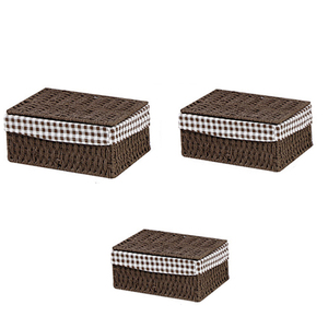 Idyllic Wind Weaving Living Room <strong>Storage</strong> <strong>Basket</strong> <strong>Wicker</strong> Receive Snacks and Sundries <strong>Basket</strong> - Product Image 1