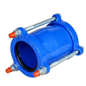 Linh hoạt bồi thường doanh phụ kiện đường ống mặt bích Adapter Pe/PVC nhanh chóng Adapter EPDM + gang hình lục giác OEM đúc 3 năm CN; Lia