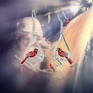Boucles d'oreilles pendantes en forme de feuille d'arbre pour femmes, style ethnique vintage, bijoux tendance - Product Image 2