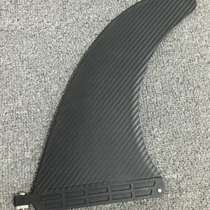 Aileron simple en composite aspect fibre de carbone de 10 pouces pour SUP, accessoire de surf océanique - Product Image 2