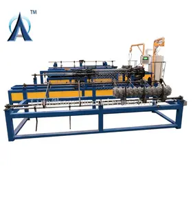 China supplier double moulds chain link wire mesh fence machine