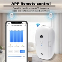 (bsc)Tuya Smart Curtain Motor Bt Voice Control Switch Robot App Timer Setup Compatible With Alexa Google Hom