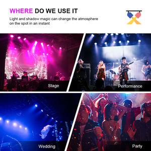 Éclairage de scène Avastron 24x10W RGBW LED Par Light DMX512 Contrôle du son IP20 CRI90 pour mariage, scène, <span class=keywords><strong>club</strong></span>, discothèque, événements - Product Image 6