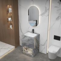 Vasque sur pied en pierre de quartz de style musulman pour salle de bain, avec bac de lavage des pieds, pour mosquée et hôtel - Vente en gros