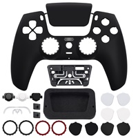 Façade Avant Personnalisée Redessinée EXtremeRate Luna, Boîtier de Remplacement et Cache Pavé Tactile pour Manette PS5