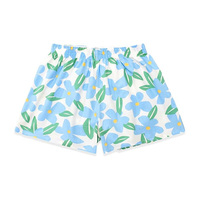Shorts de pyjama pour filles, de haute qualité, à petits motifs floraux, pour l'été et le printemps, grande résistance des couleurs, respirant, confortable, vêtements de nuit
